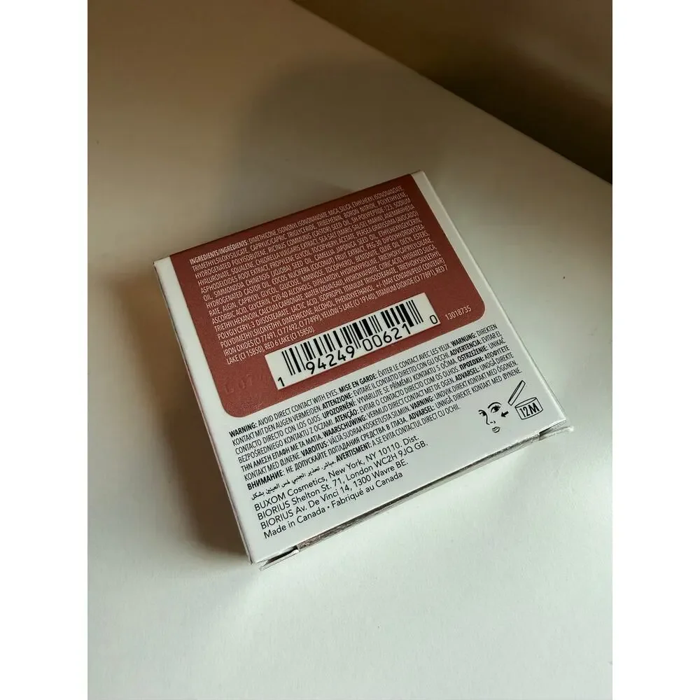$28 New BUXOM Plump Shot Collagen Peptides Blush Cheeky Dolly New NIB 3.9g